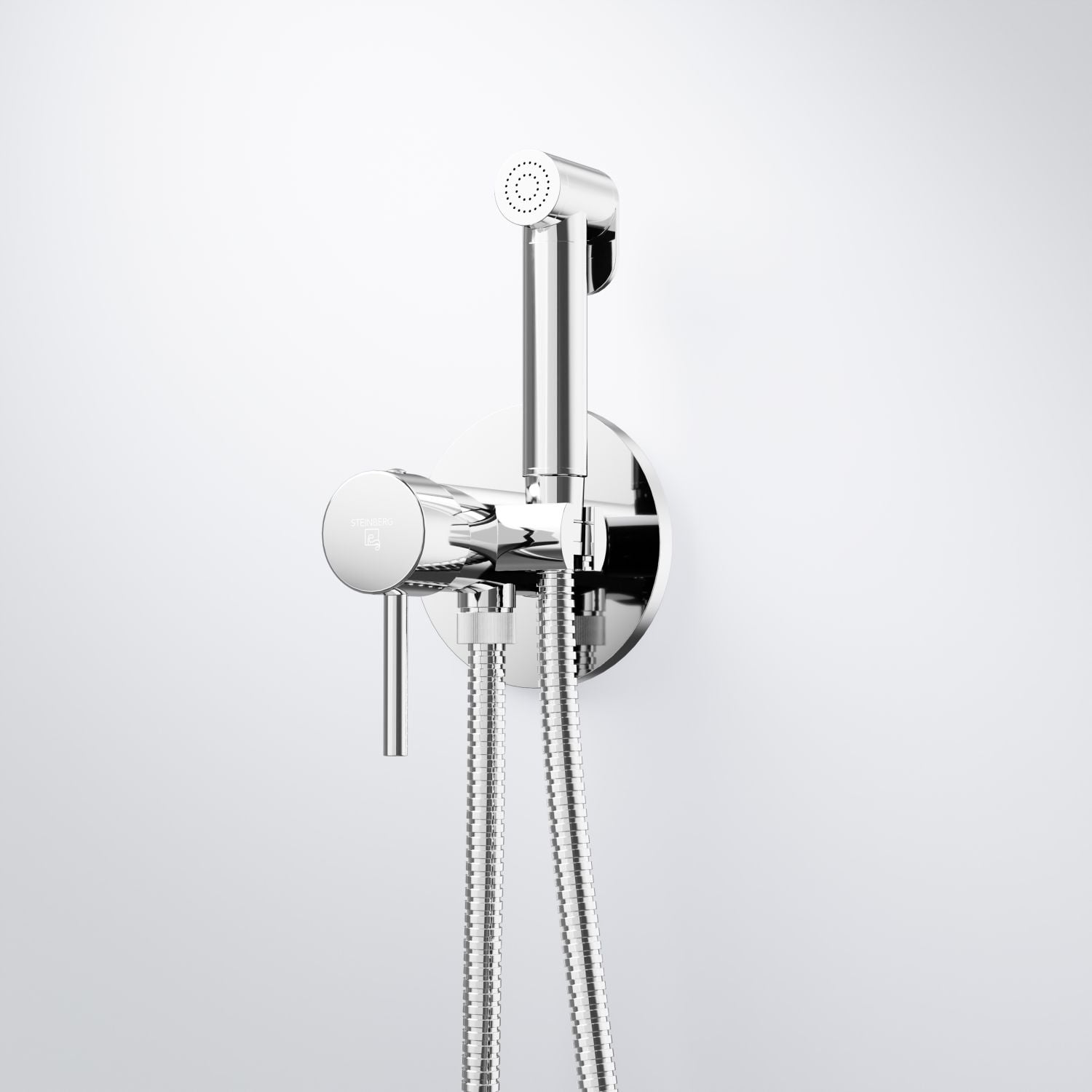 Single lever concealed mixer with bidet spray - Wall Mounted | Model 1001350