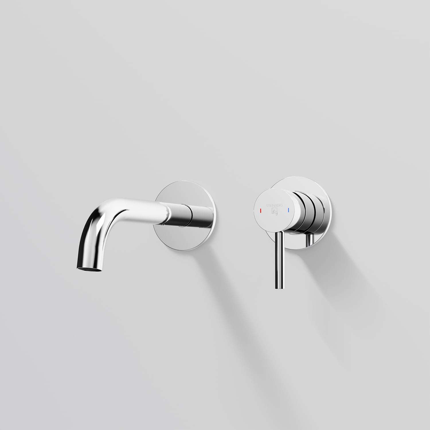 Wall mounted single lever basin mixer | Model 1001814