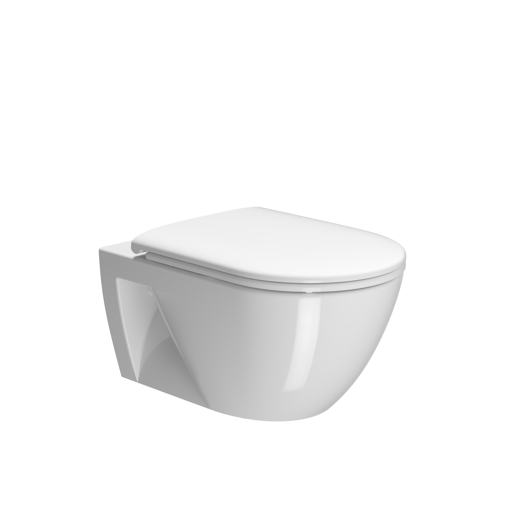 Wall-hung toilet with rimless Swirlflush® flushing system | Model 880711