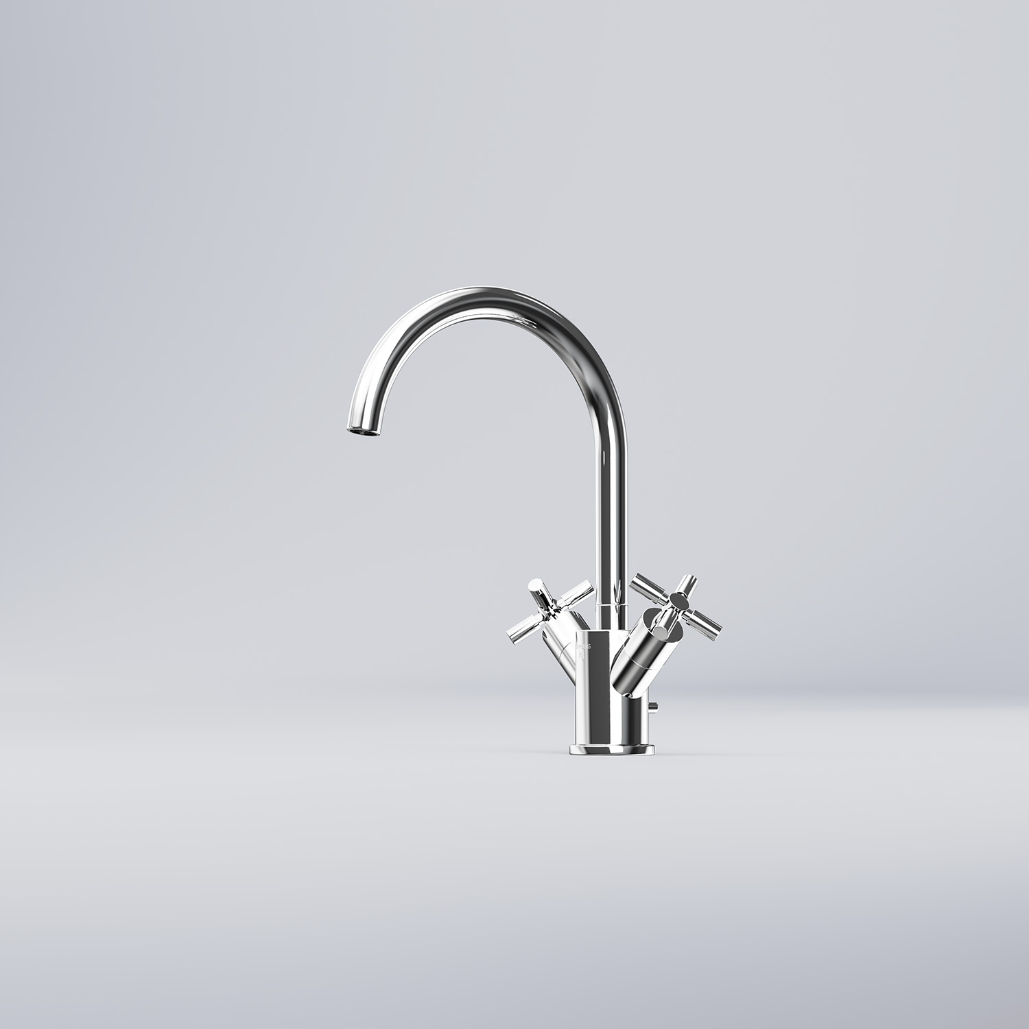 Two handle basin mixer