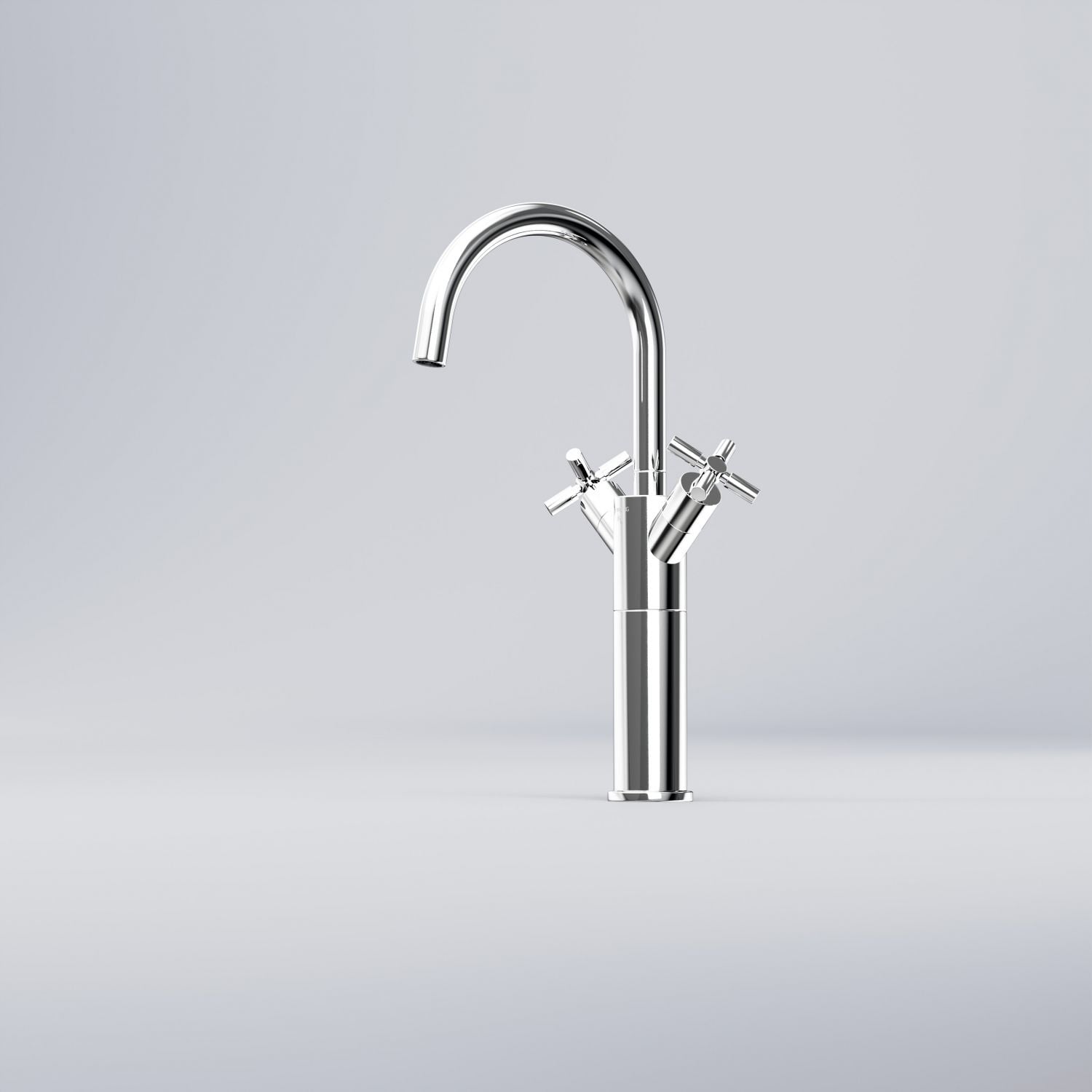 Single hole basin mixer (Chrome – 155mm Projection)