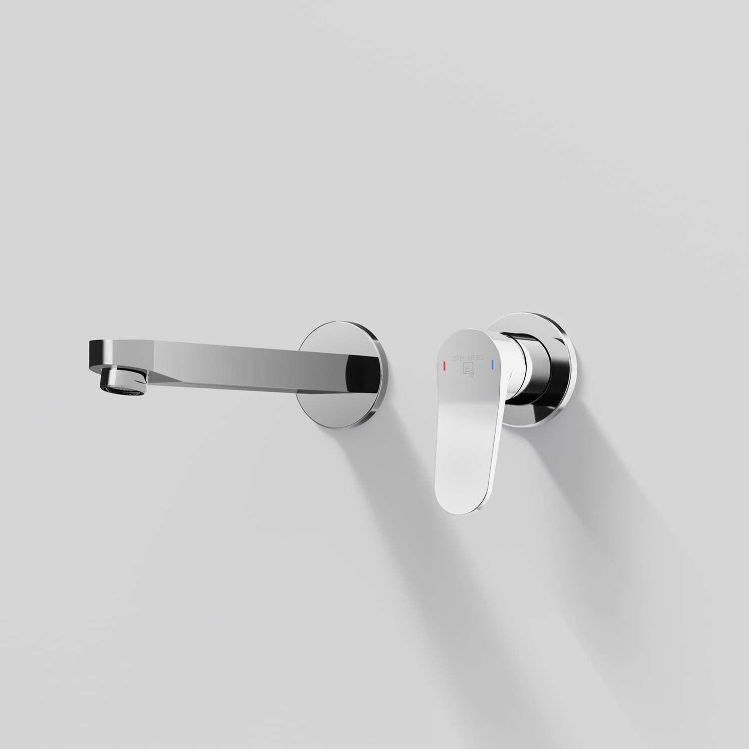Wall mounted single lever basin mixer | Model 34018143