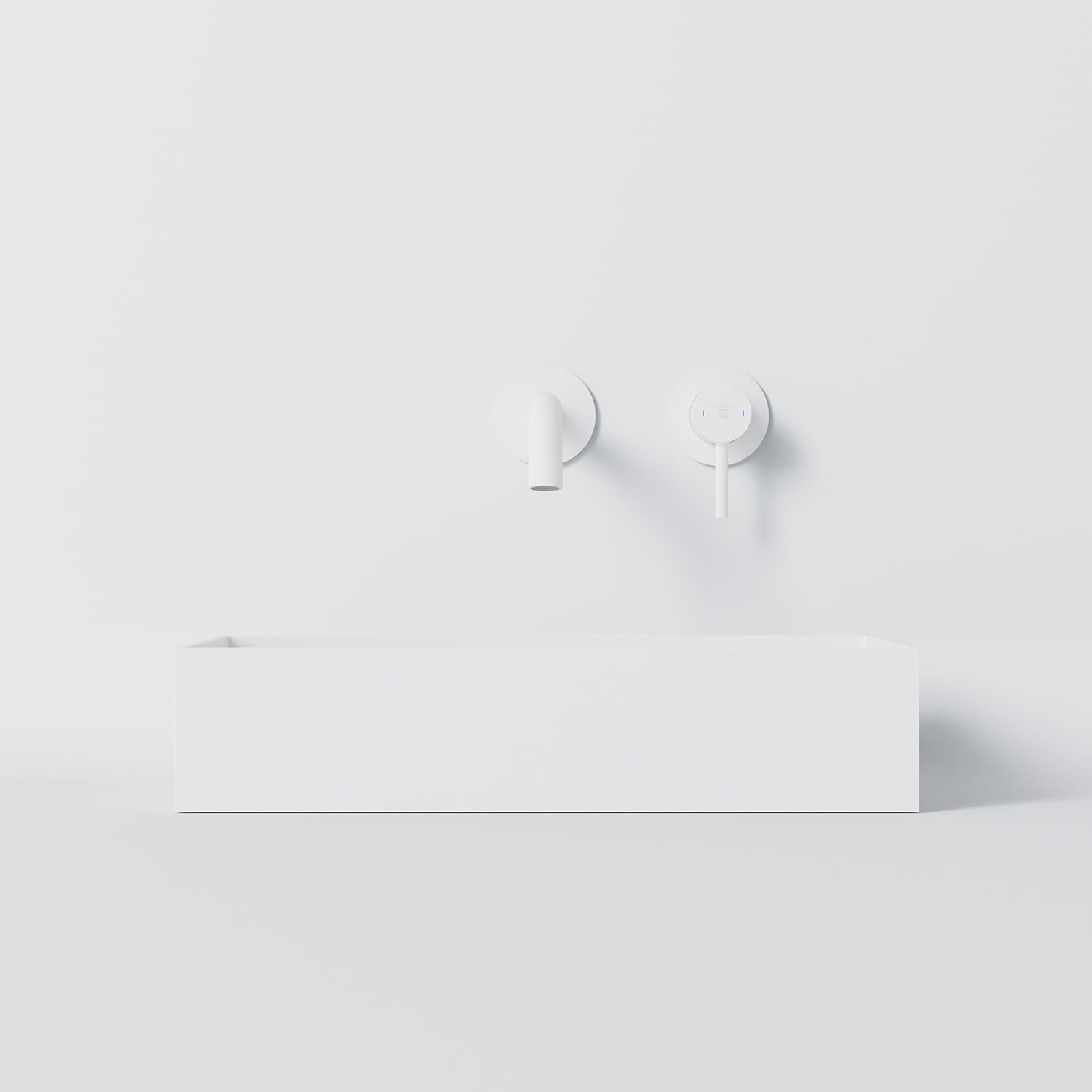 Square Solid Surface Countertop Washbasin | Model 4407310