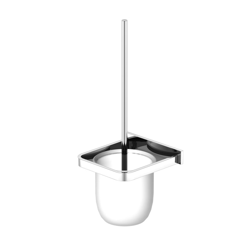 Toilet brush set with glass - Wall Mounted | Model 4502901