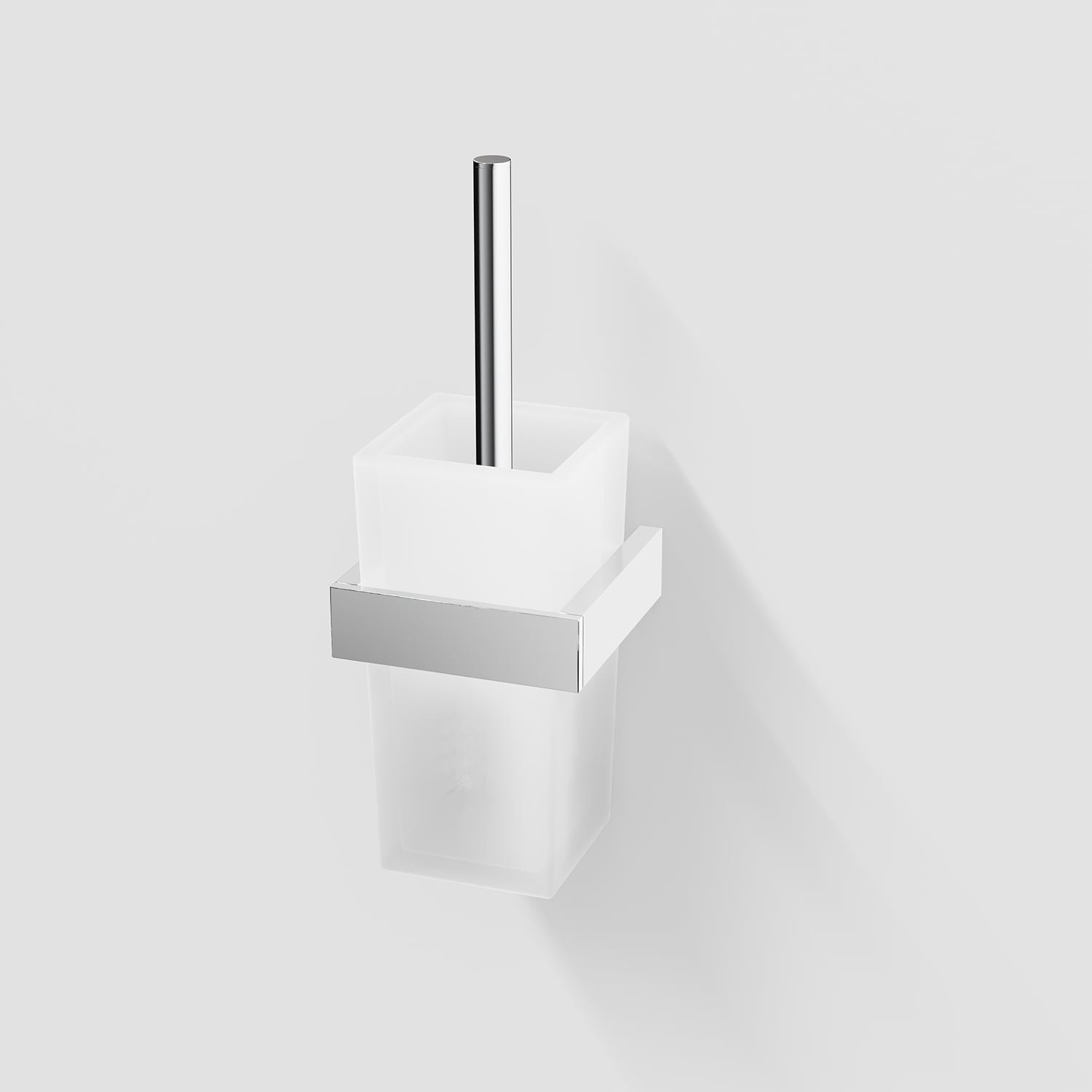 Toilet brush set with glass - Wall Mounted | Model 4602903
