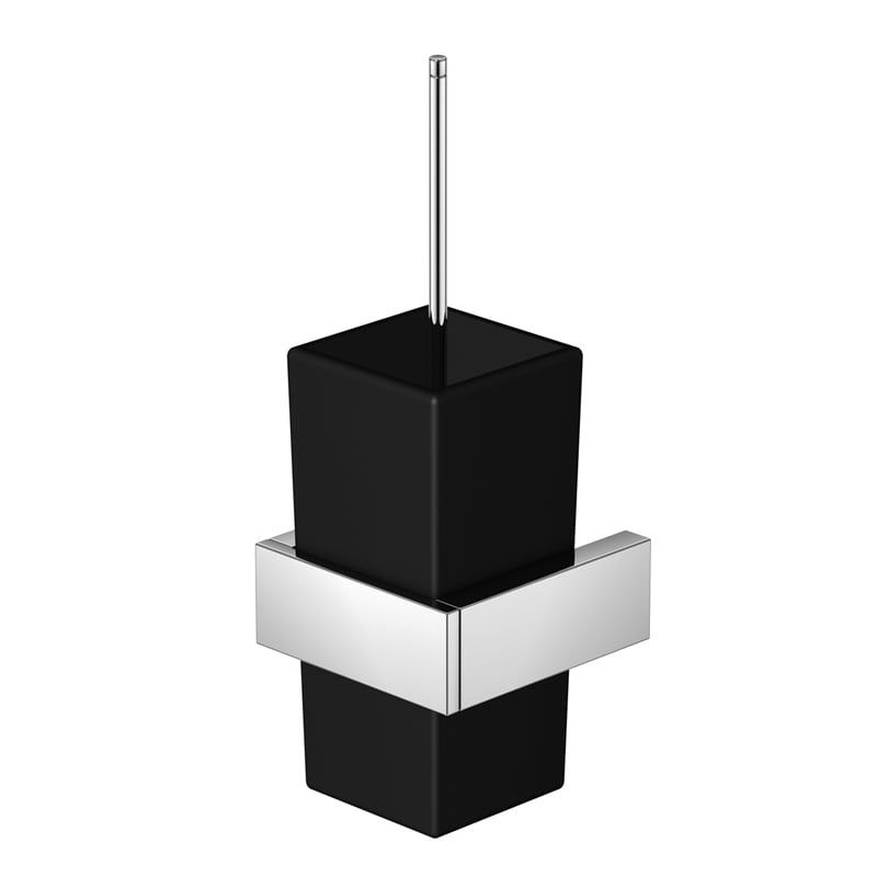 Toilet brush set with glass - Wall Mounted | Model 4602904