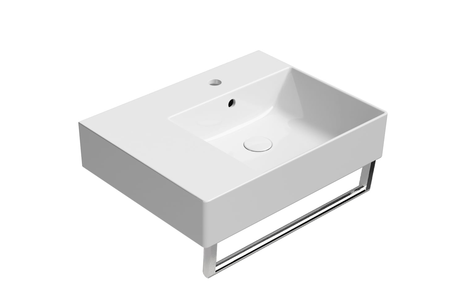 Rectangular washbasin with top on left | Model 9439111