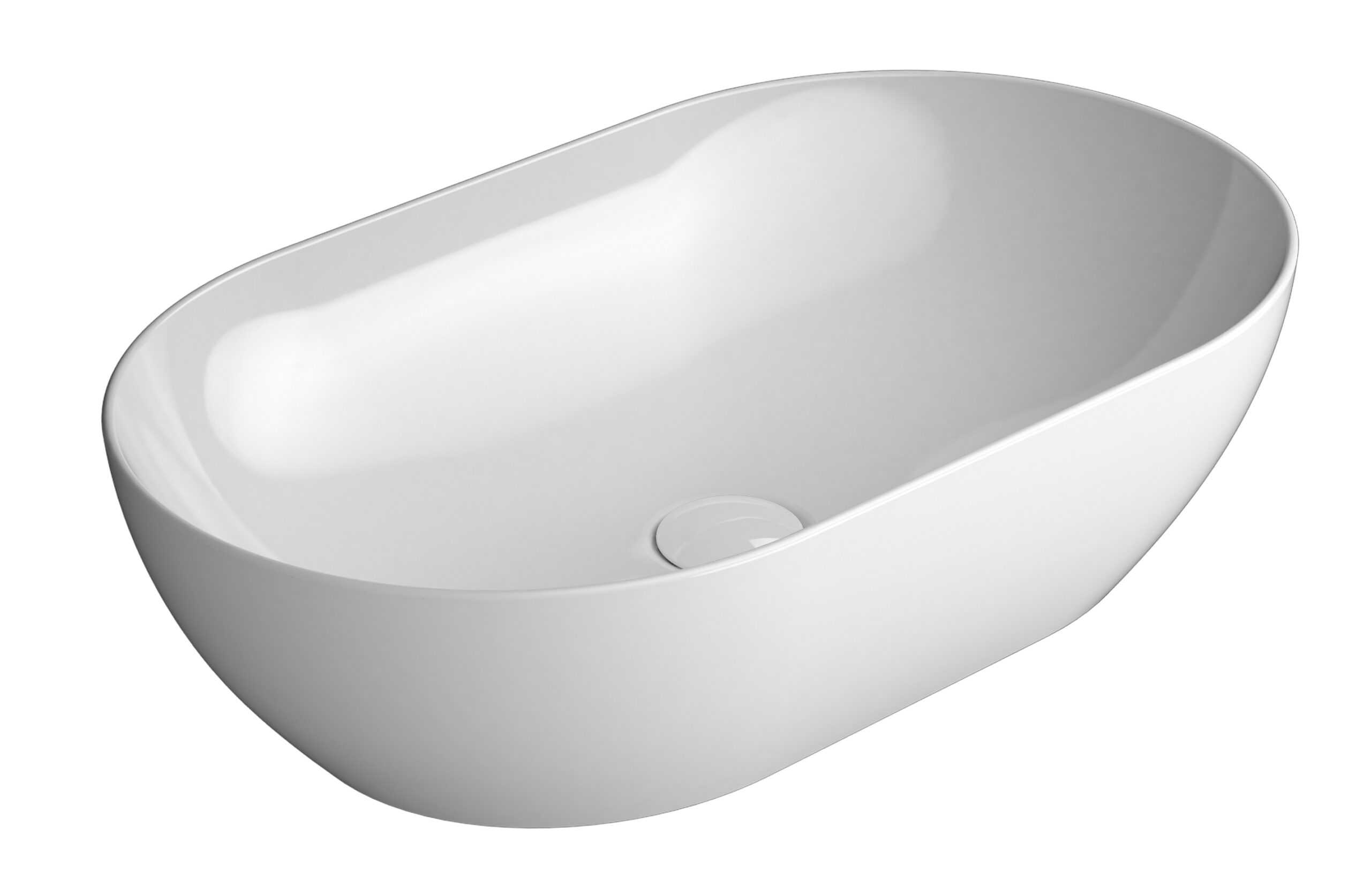 Oval countertop washbasin | Model 8834
