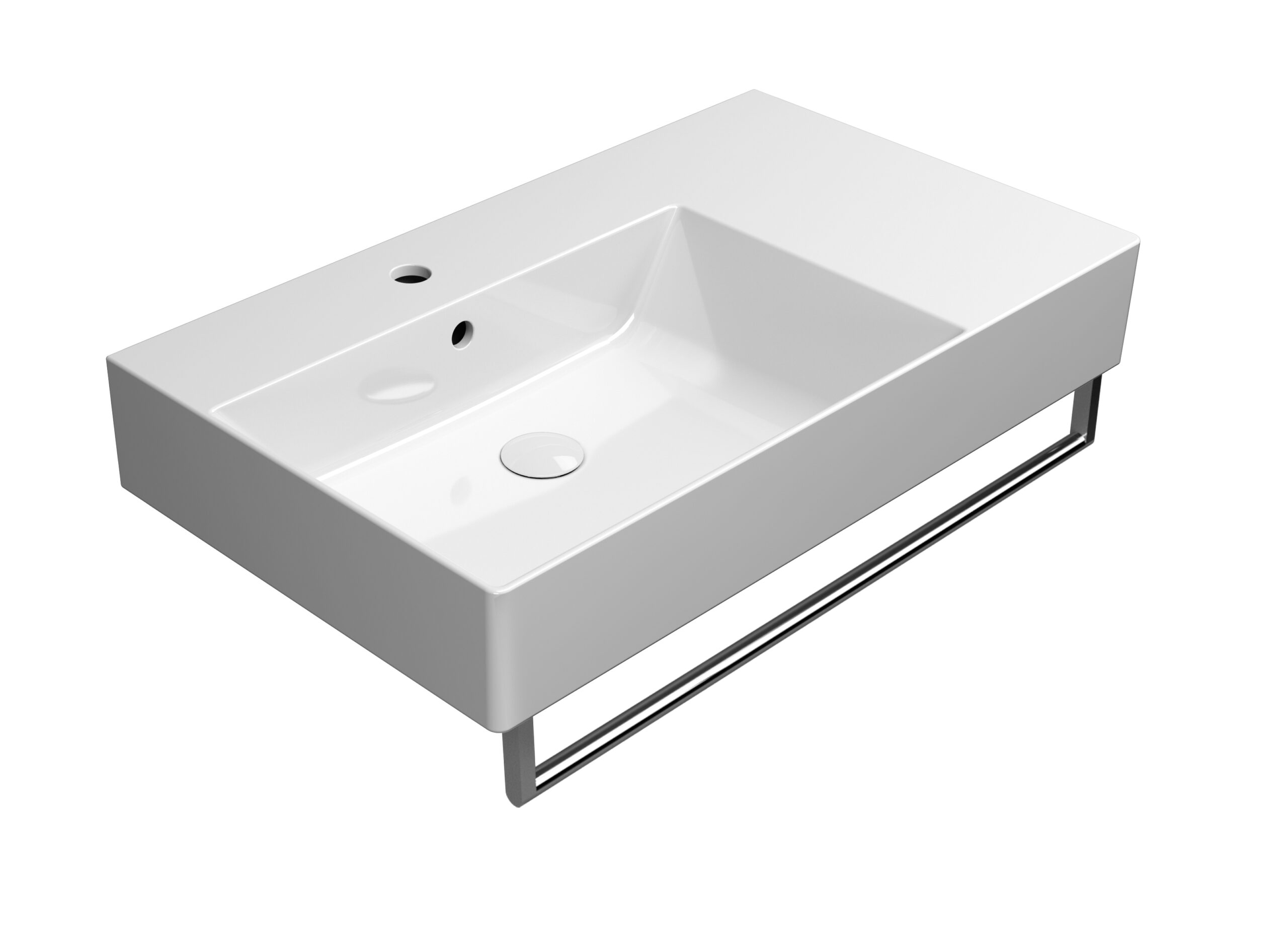 Rectangular washbasin with top on right | Model 9456111