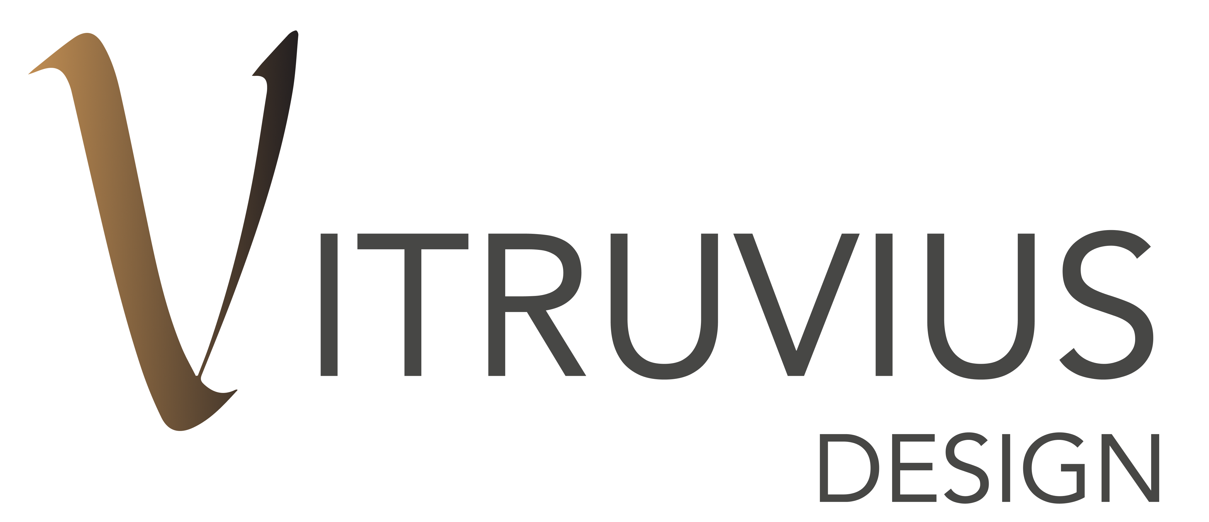 Vitruvius Design logo black