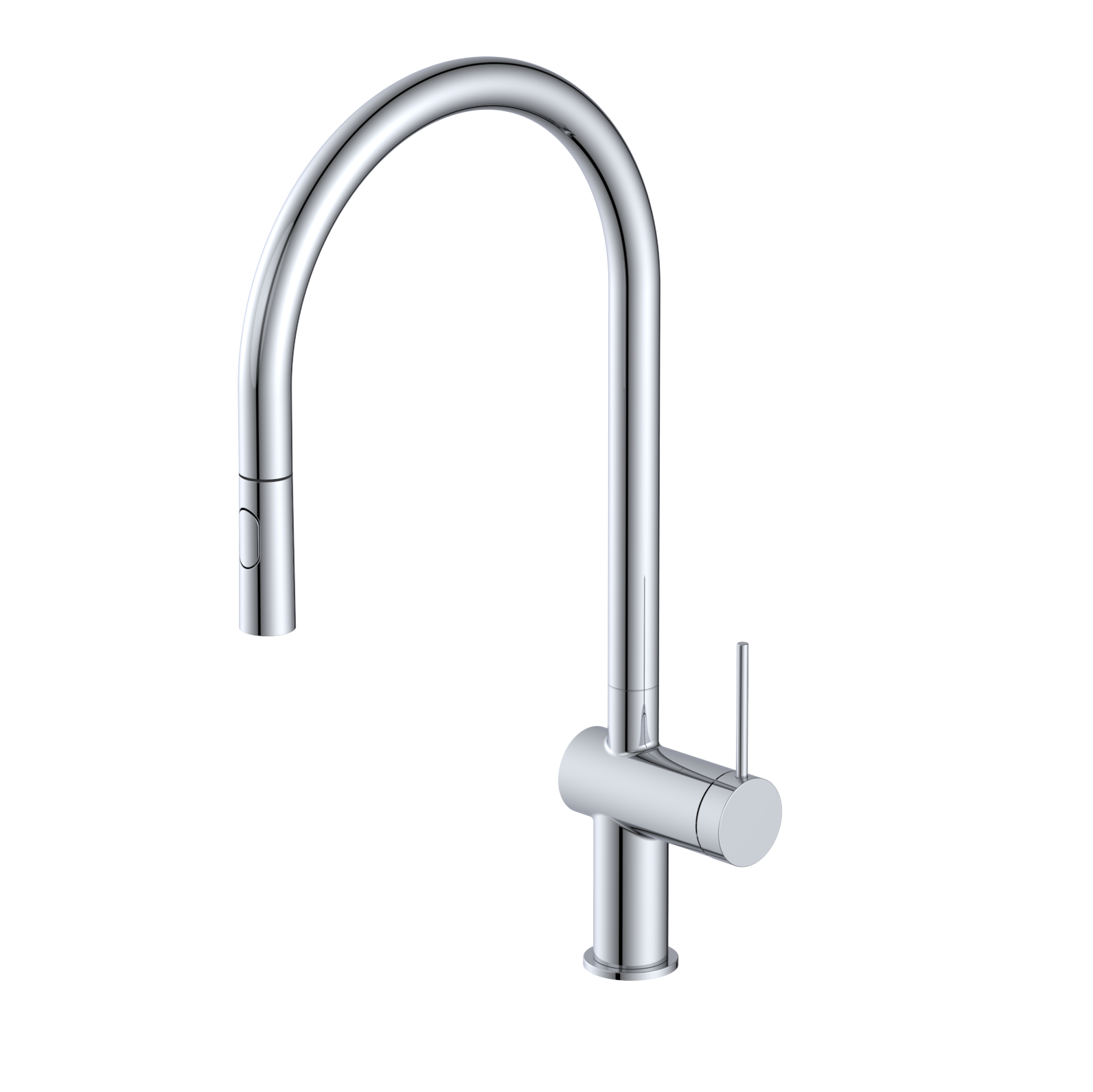 Single lever kitchen mixer with high swivel and pull-out spout - Free Standing | Model 5566310