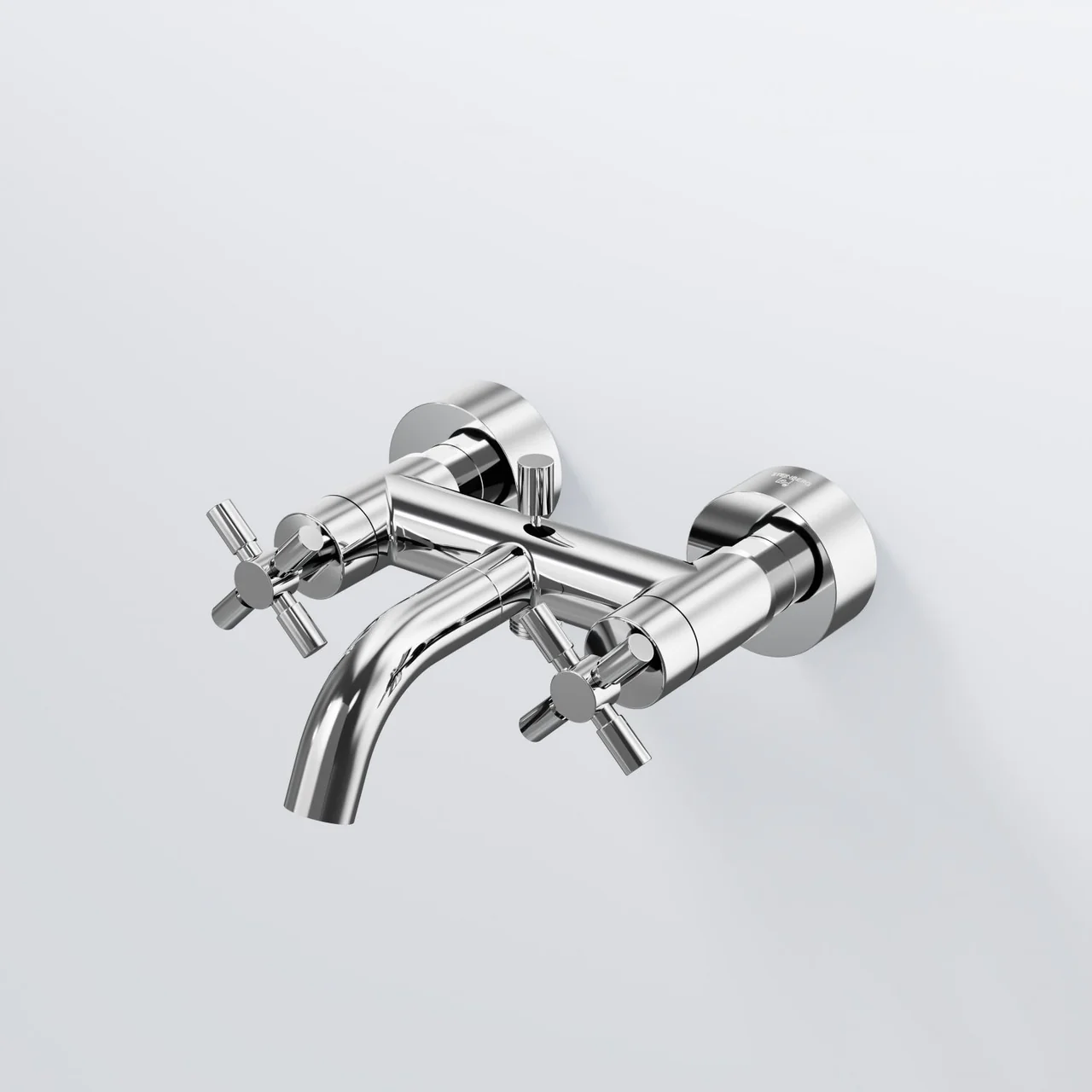 Two handle bath/shower mixer ½" - Surface Mounting | Model 2501100