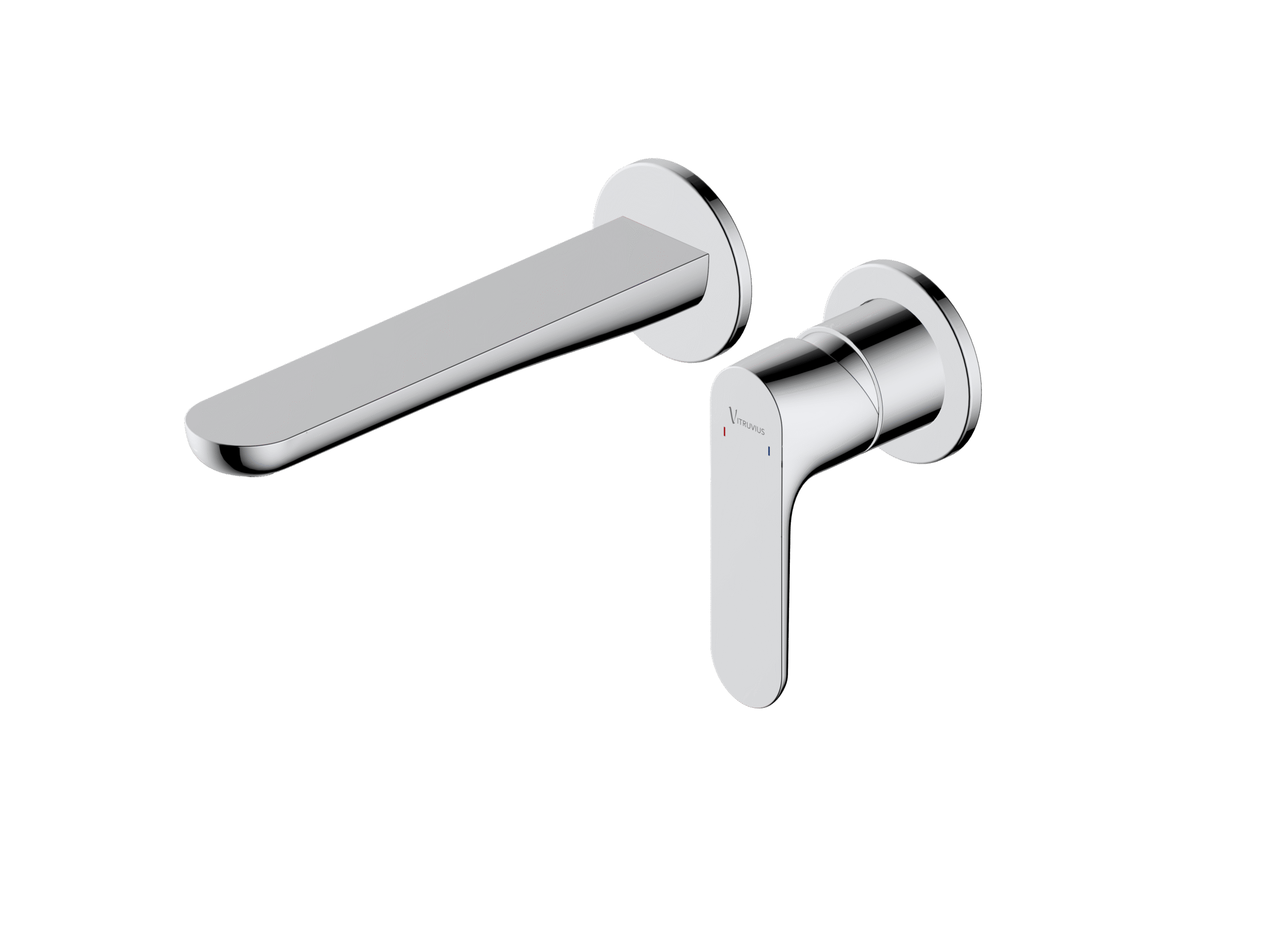 wall mounted single lever basin mixer
