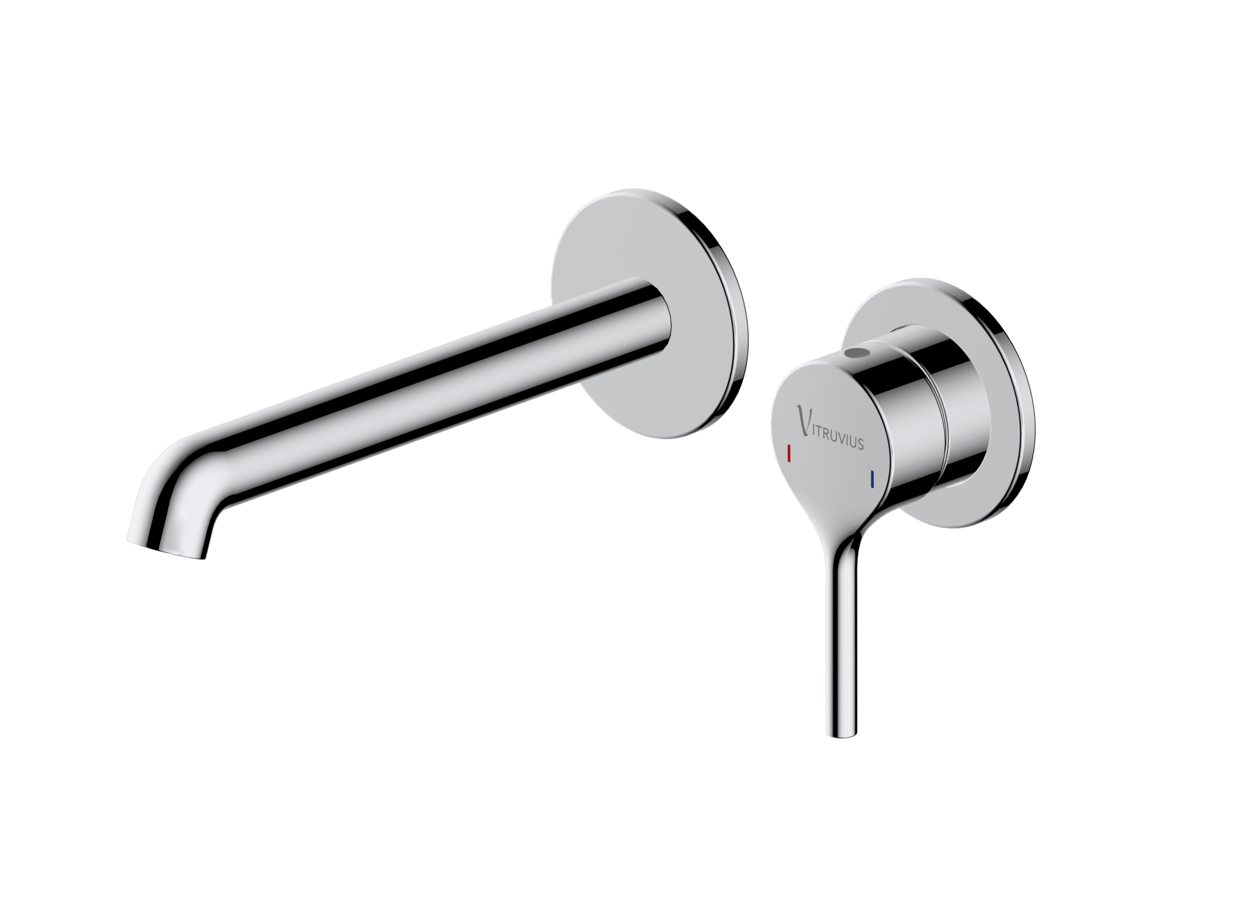 wall mounted single lever basin mixer