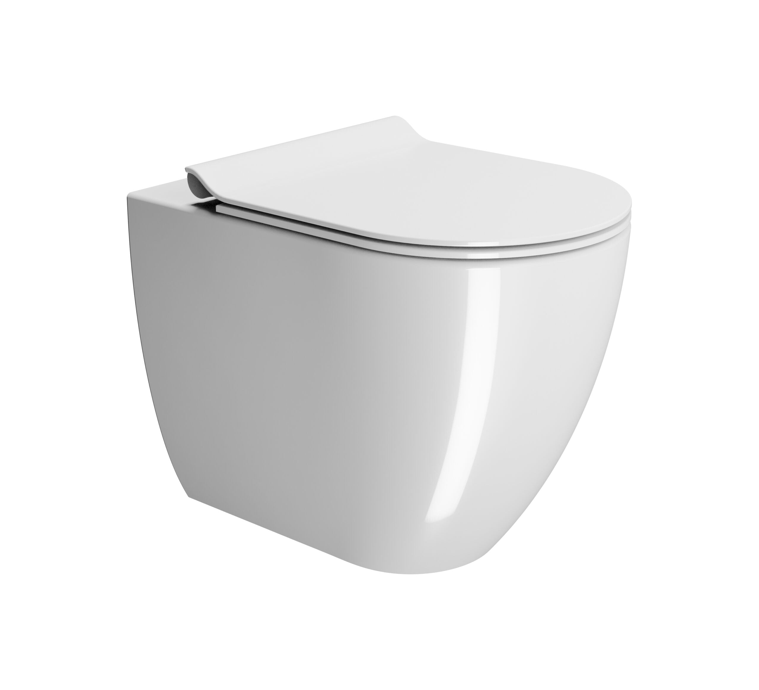 Floor mounted pan with rimless Swirlflush® flushing system | Model 880311