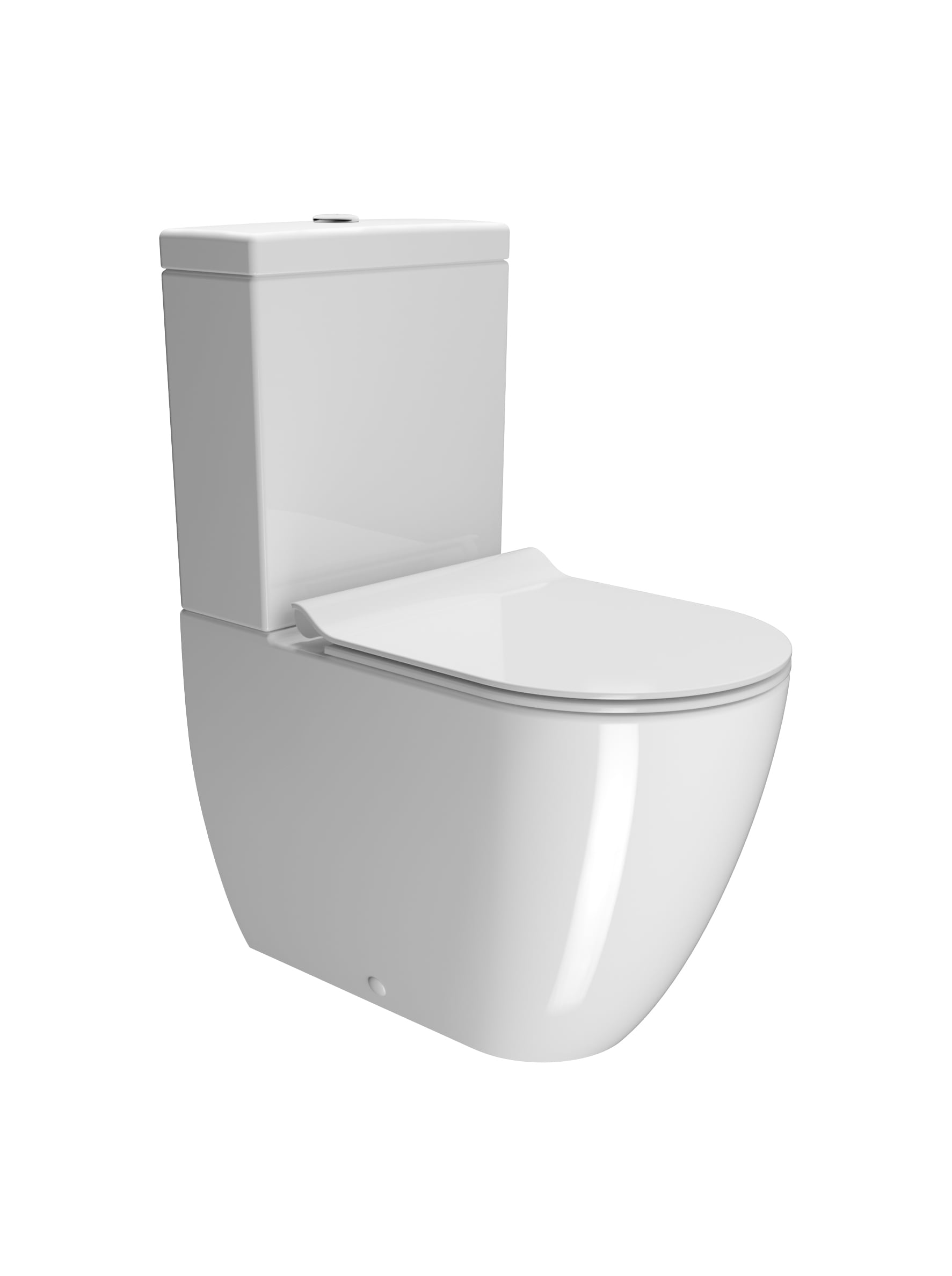 Back to wall, close-coupled toilet with rimless Swirlflush® flushing system - Floor Standing | Model 8806
