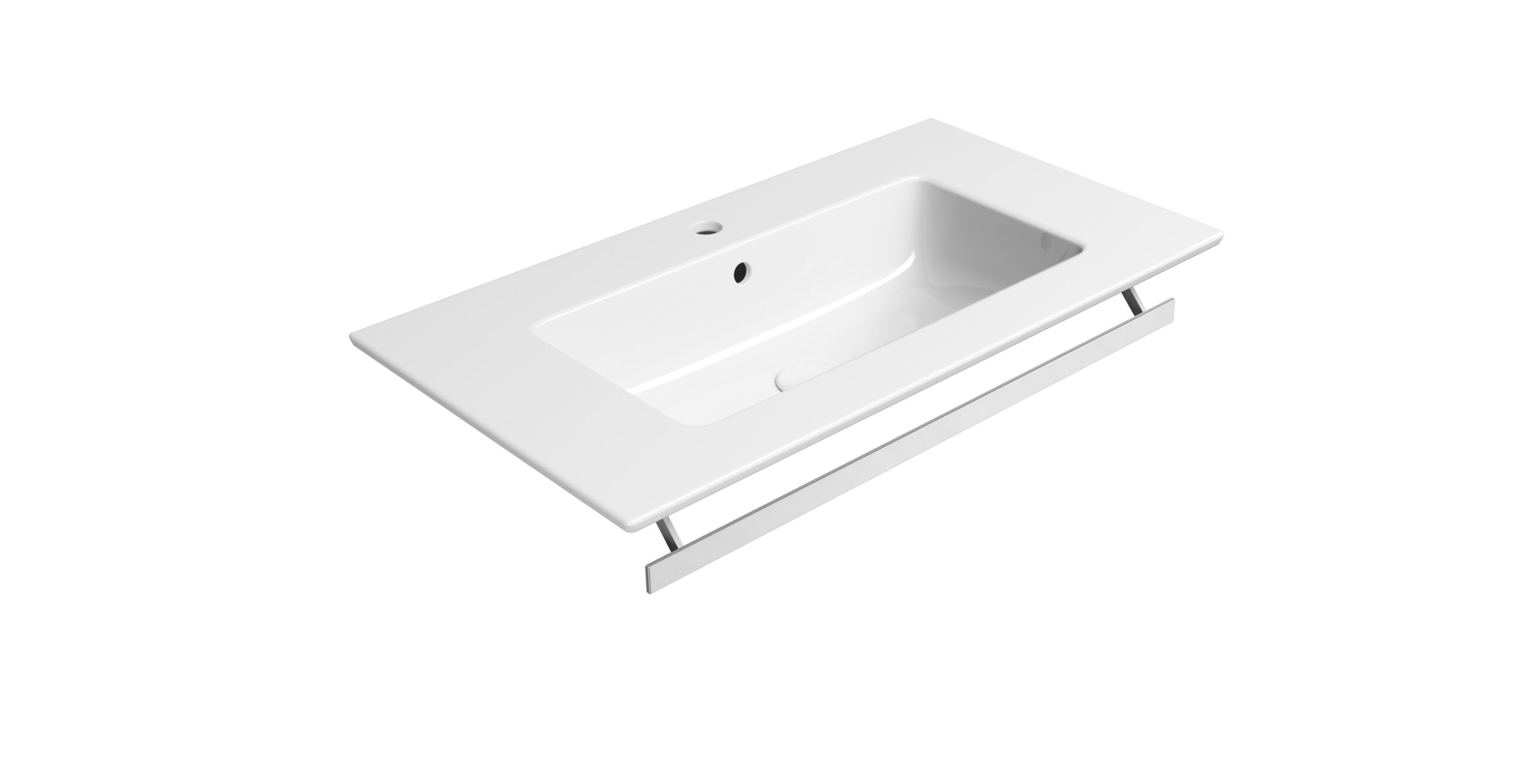 Wall-hung rectangular washbasin | Model 8815