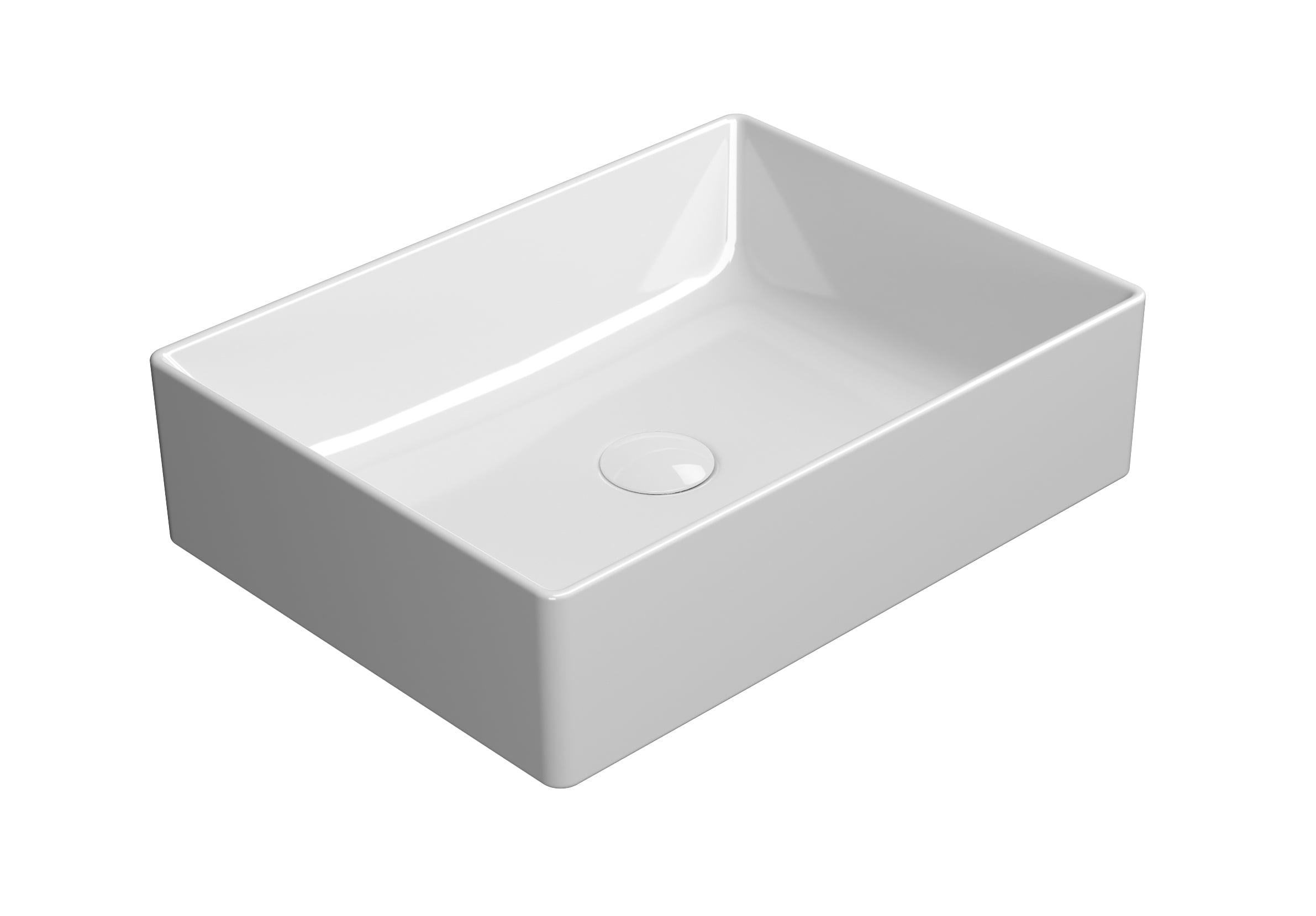 Rectangular countertop washbasin | Model 9429