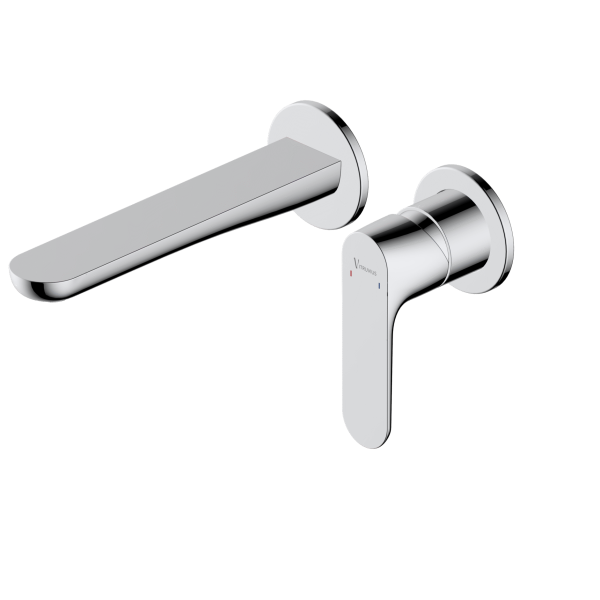 wall mounted single lever basin mixer