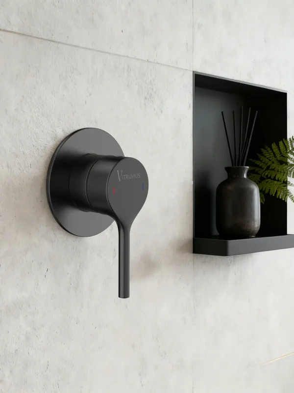 Black Shower components